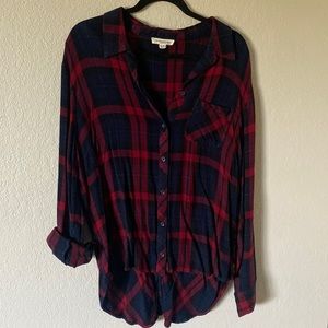 Plaid button up
